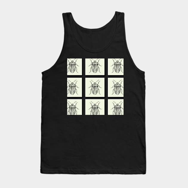 Insect art Tank Top by JequiPrint